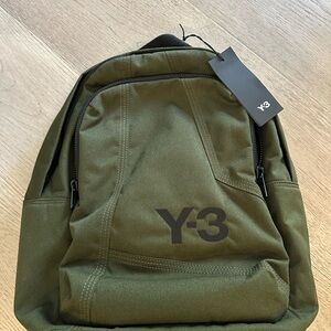 Y-3 Green Backpack